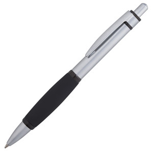 фото Ручка шариковая Boomer, с черными элементами
