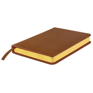 фото Ежедневник датированный Joy, А5,  коричневый, белый блок, золотой обрез