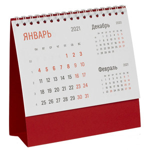 фото Календарь настольный Nettuno, красный