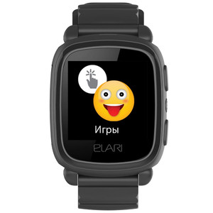фото Умные часы для детей Elari KidPhone 2, черные