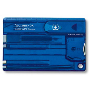 фото Набор инструментов SwissCard Quattro, синий