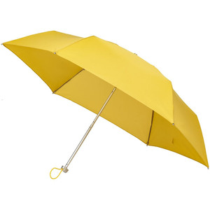 фото Складной зонт Alu Drop S, 3 сложения, механический, желтый (горчичный)