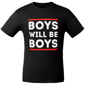 фото Футболка Boys Will Be Boys, черная