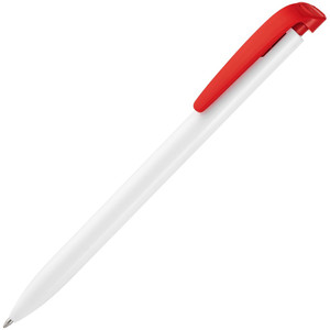 фото Ручка шариковая Favorite, белая с красным