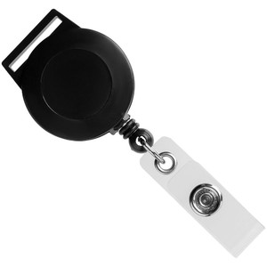фото Ретрактор Attach с ушком для ленты, черный