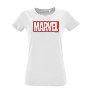 фото Футболка женская Marvel, белая