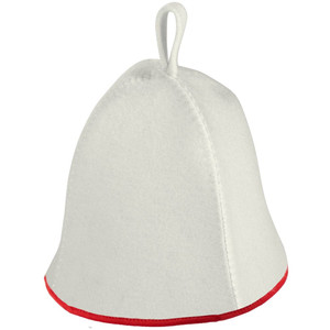фото Банная шапка Heat Off Colour, с красной окантовкой