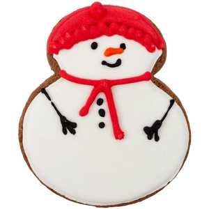 фото Печенье Sweetish Snowman, красное