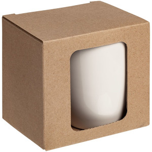 фото Коробка для кружки Window, крафт