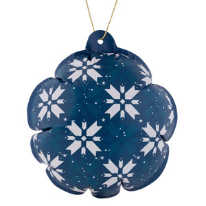 фото Новогодний самонадувающийся шарик «Скандик», синий