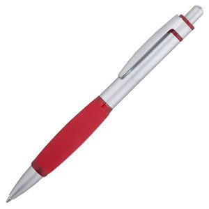 фото Ручка шариковая Boomer, с красными элементами