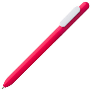 фото Ручка шариковая Slider, розовая с белым