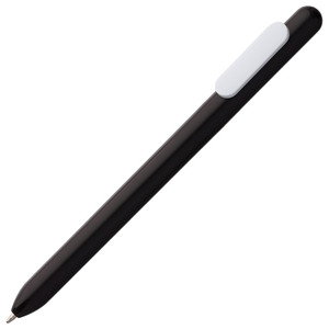 фото Ручка шариковая Slider, черная с белым