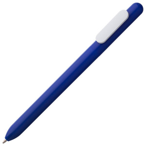 фото Ручка шариковая Slider, синяя с белым