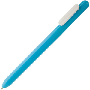 фото Ручка шариковая Slider, голубая с белым