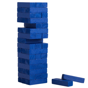 фото Игра «Деревянная башня мини», синяя