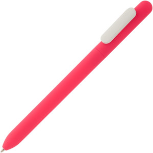 фото Ручка шариковая Slider Soft Touch, розовая с белым