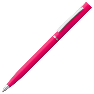 фото Ручка шариковая Euro Chrome, розовая