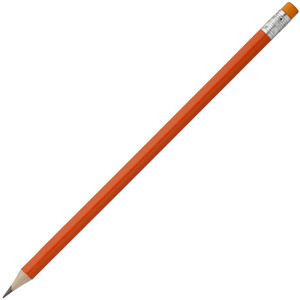 фото Карандаш простой Hand Friend с ластиком, оранжевый