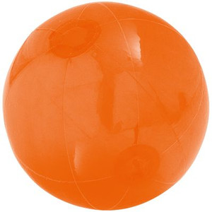 фото Надувной пляжный мяч Sun and Fun, полупрозрачный оранжевый